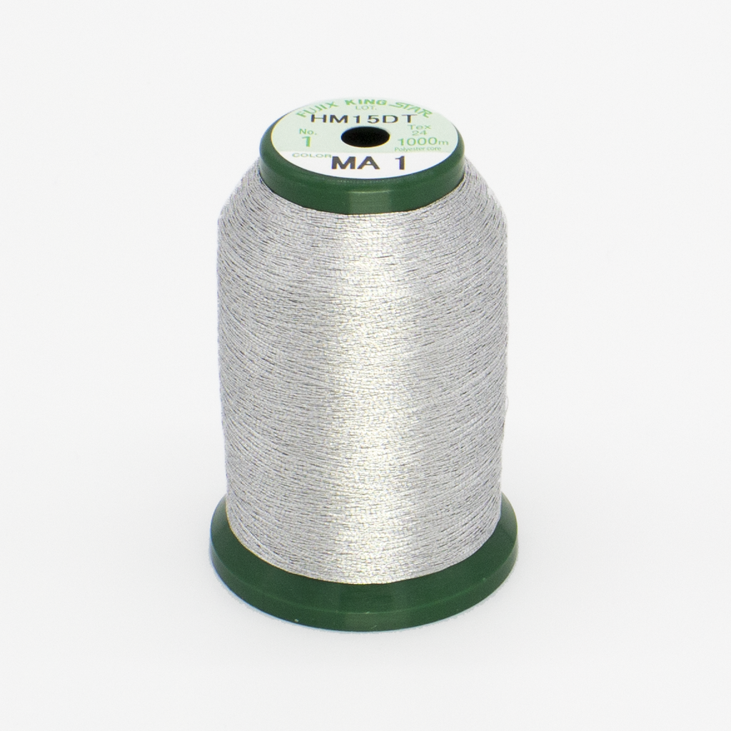 KingStar Metallic 1000 Meter Embroidery Thread - Aluminum KingStar Metallic 1000 Meter Embroidery Thread - Aluminum