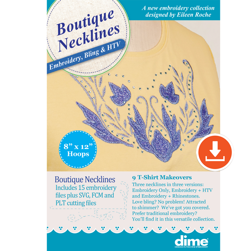 Boutique Necklines - Embroidery, Bling, & HTV