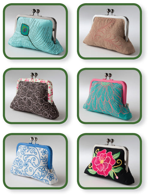 In the hoop clutch purse deals
