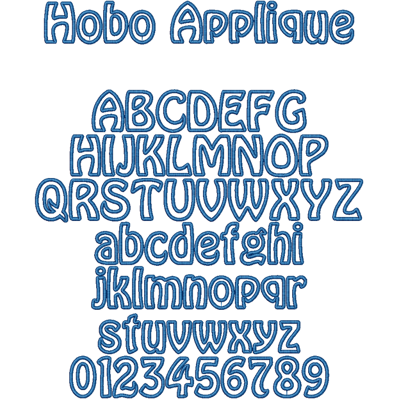 Font Collection Volume 1: Applique Fonts™