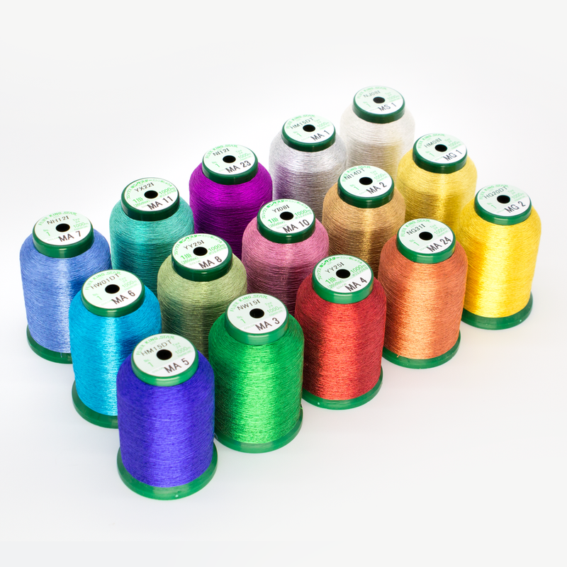 KingStar Metallic 1k Meter Individual Spools - Multiple Colors Available