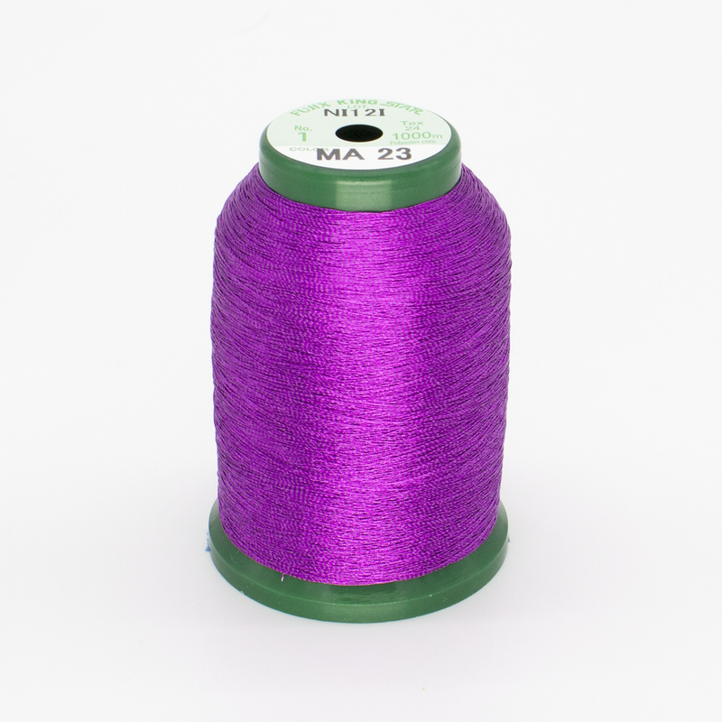 KingStar Metallic Embroidery Thread - Dark Purple (MA23)