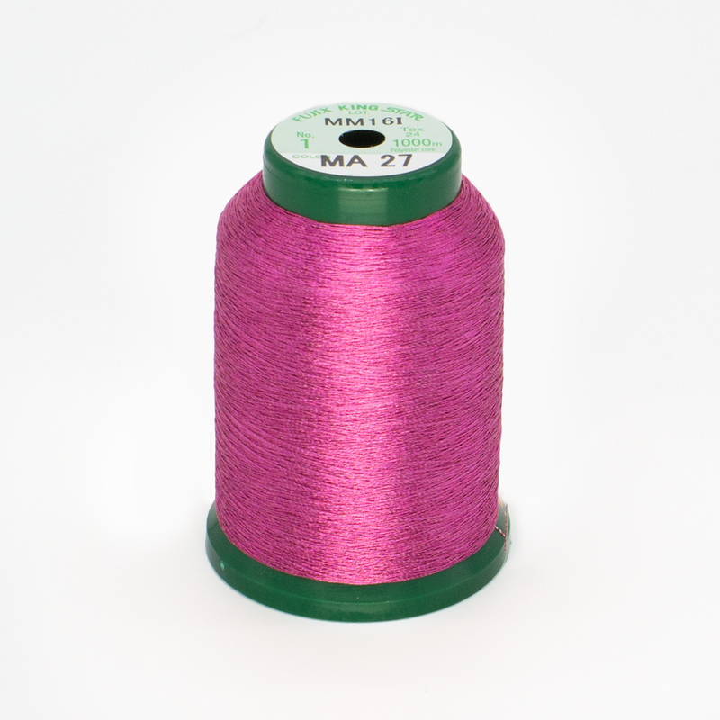 KingStar Metallic Embroidery Thread - Fuchisa (MA 27)