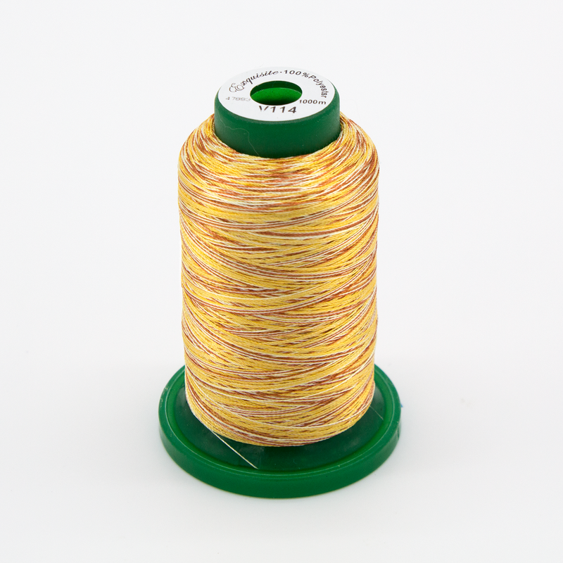 Medley™ Variegated Embroidery Thread - Amber Glow 1000 Meters (V114)