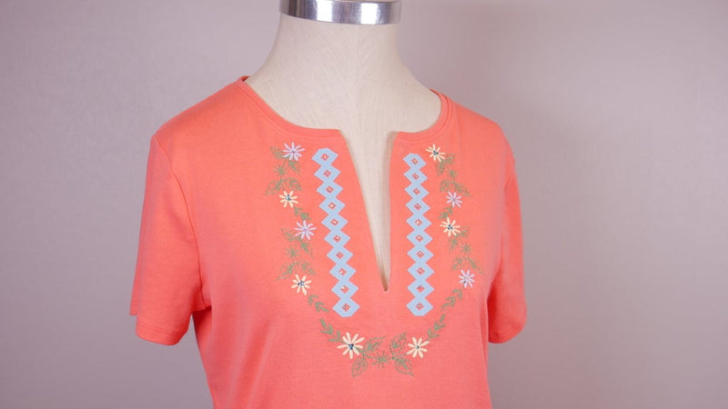 Boutique Necklines - Embroidery, Bling, & HTV