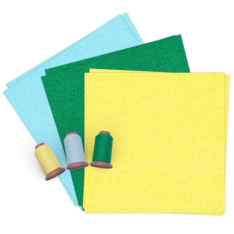Retro Plush Vinyl Applique Kit - Multiple Colors Options Available