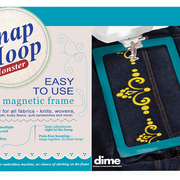 agumonSupreme Contrast Logo Snap Hoop Monster® - Janome