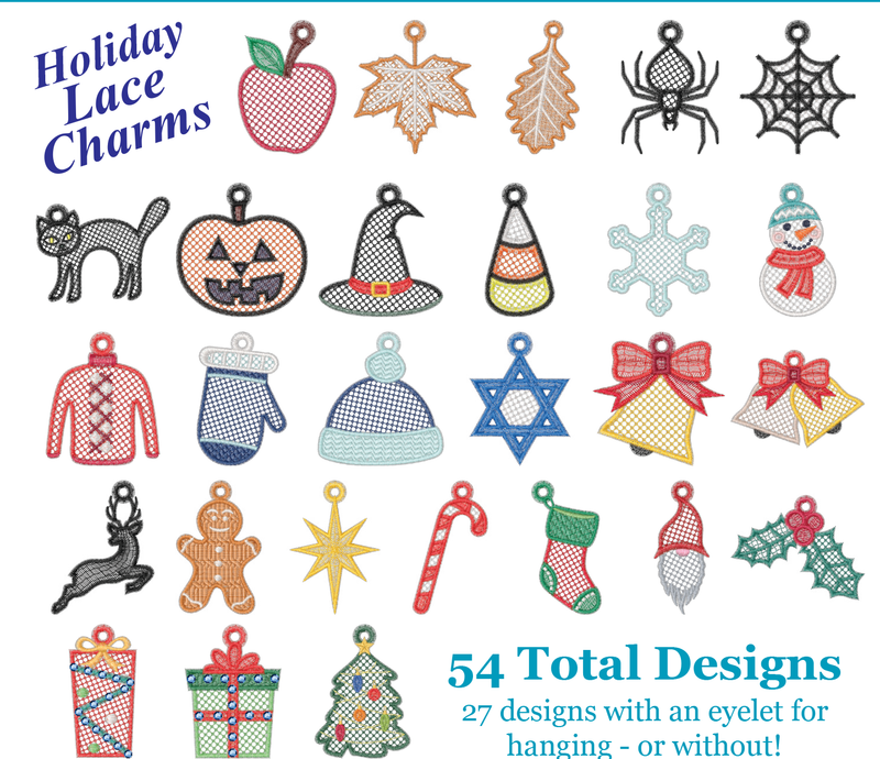 Holiday Lace Charms™