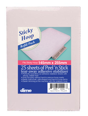 Sulky Sticky Plus Self Adhesive Tear-Away Peel n Stick Stabilizer Medium  Weight