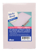 Sticky Hoop Pre-Cut Stabilizer - Peel 'N Stick