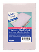 Sticky Hoop Pre-Cut Stabilizer - Peel 'N Stick