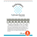 Continuous Embroidery in My Lace Maker™