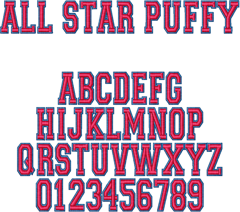 Font Collection Volume 4: Puffy Fonts™