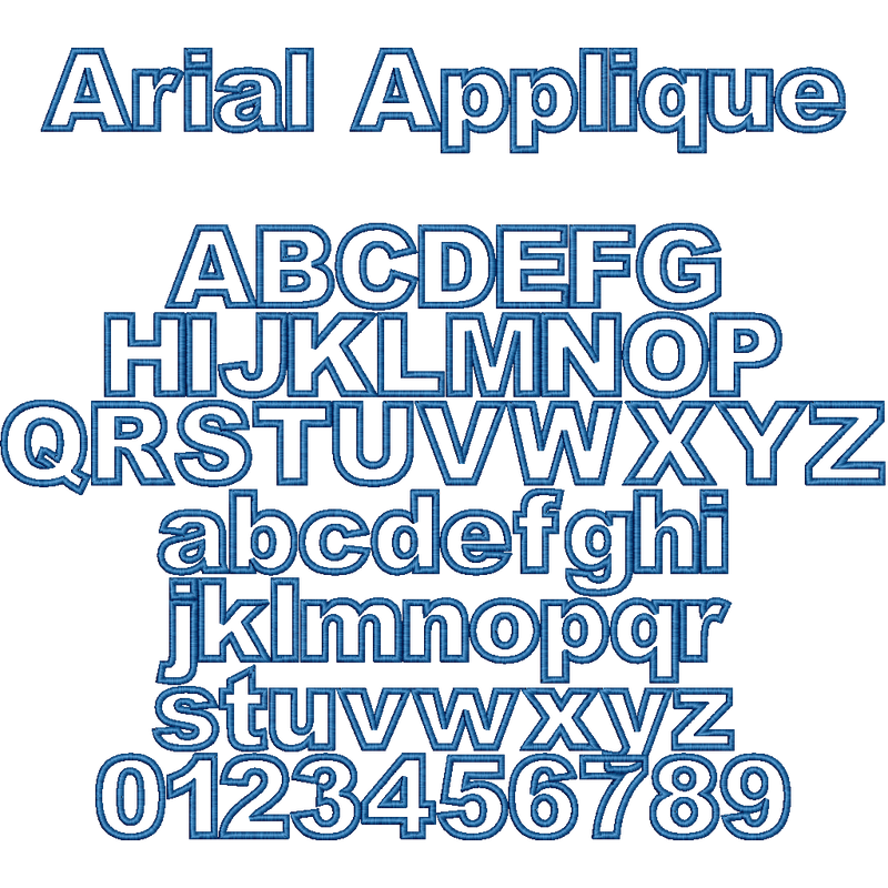 Font Collection Volume 1: Applique Fonts™