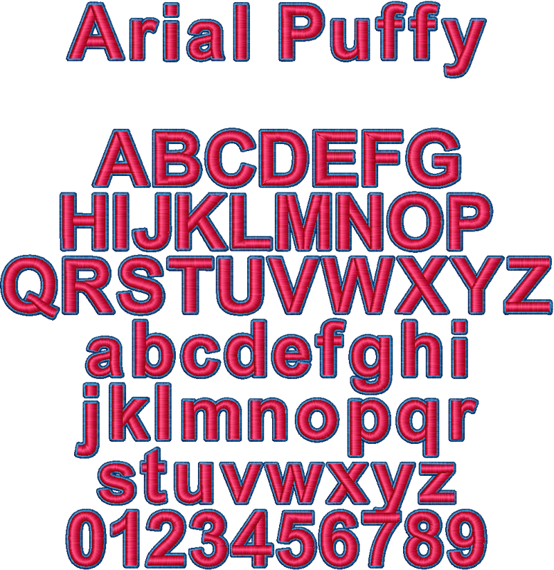 Font Collection Volume 4: Puffy Fonts™