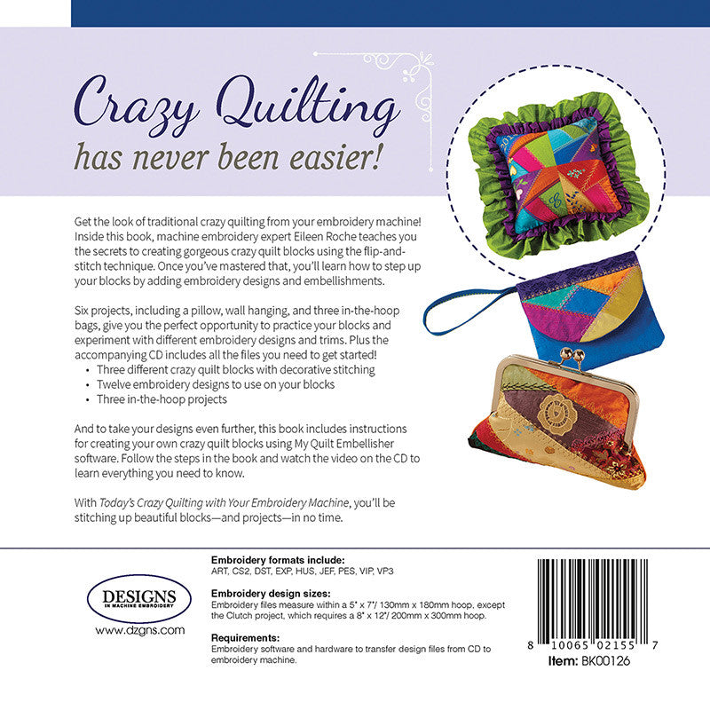 Today's Crazy Quilting with Your Embroidery Machine™