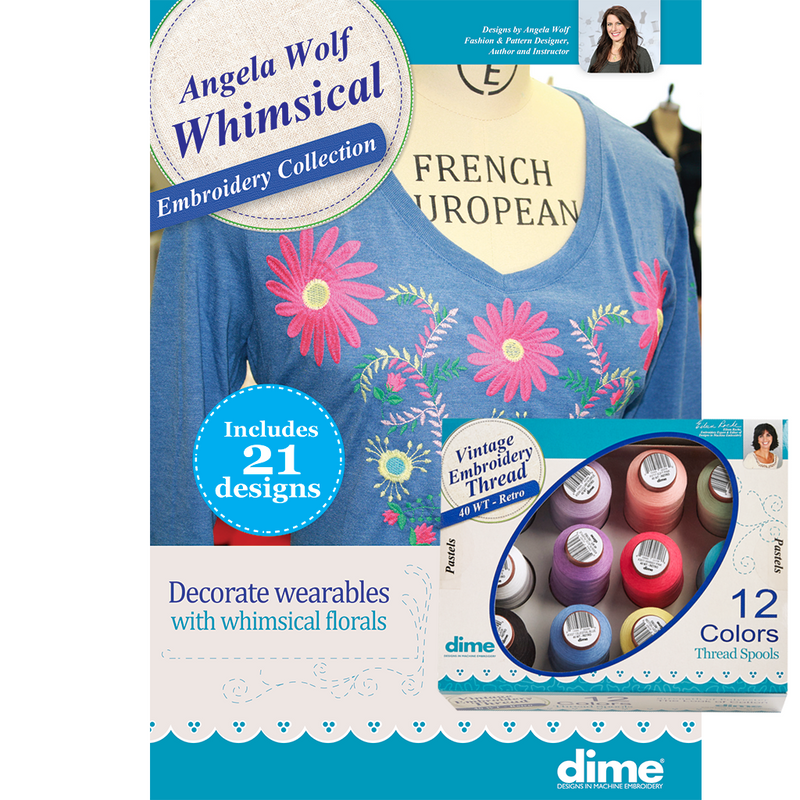 Angela Wolf - Whimsical Embroidery Collection Bundle