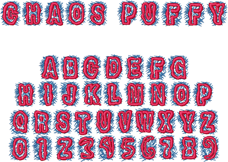 Font Collection Volume 4: Puffy Fonts™