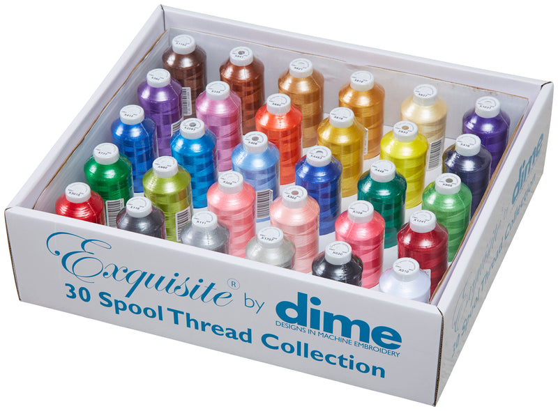Exquisite® Thread Assortment - 30pk 5000 Meter Spools