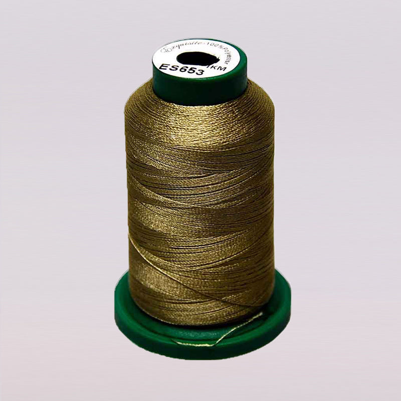 Exquisite Polyester Thread - 653 Reed Green 1000 Meters