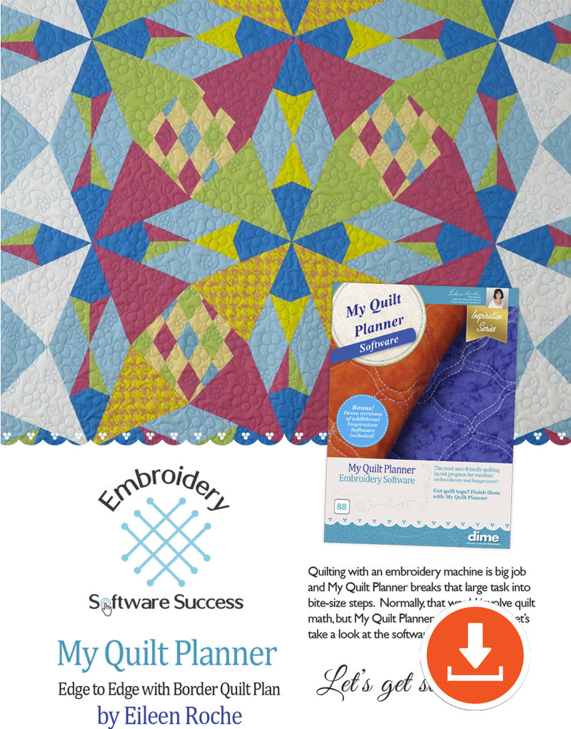 Edge to Edge with Borders in My Quilt Planner™