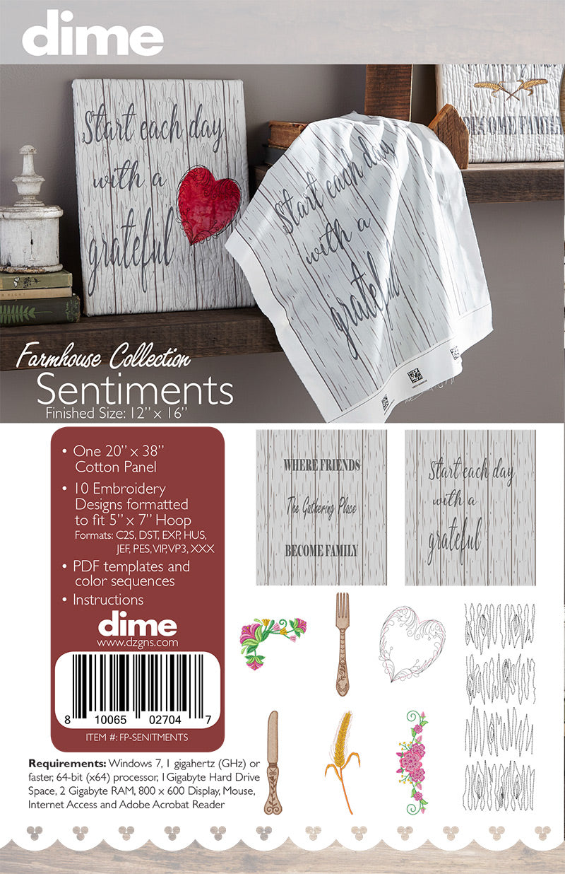 Farmhouse Collection - Sentiments