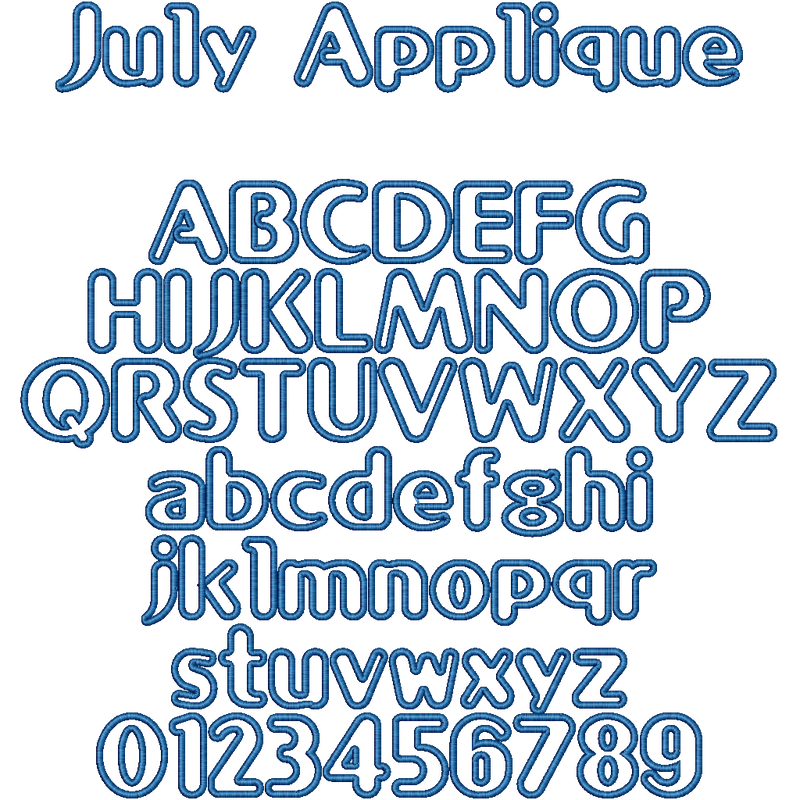 Font Collection Volume 1: Applique Fonts™