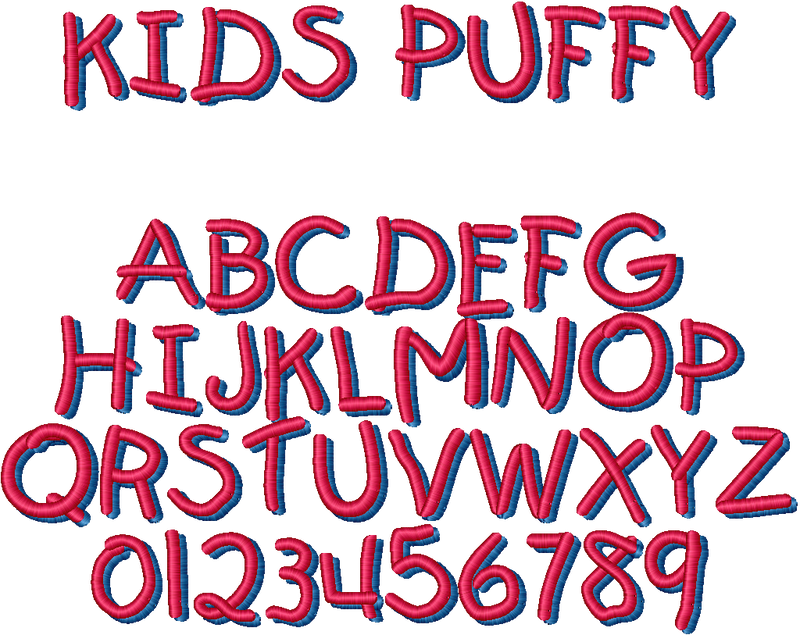 Font Collection Volume 4: Puffy Fonts™