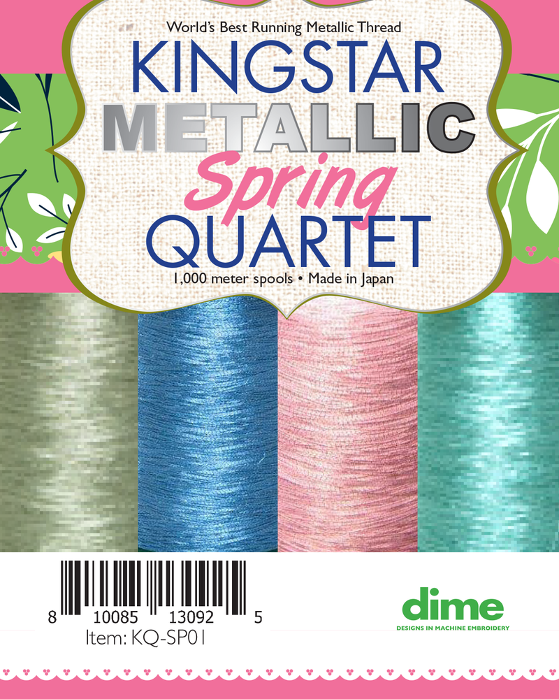 KingStar Spring Metallic Thread Variety 4-Pack