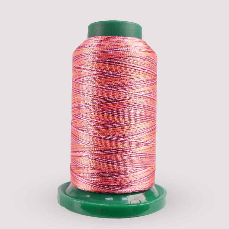 Multicolor Polyester Embroidery Thread  Variegated Embroidery Thread —