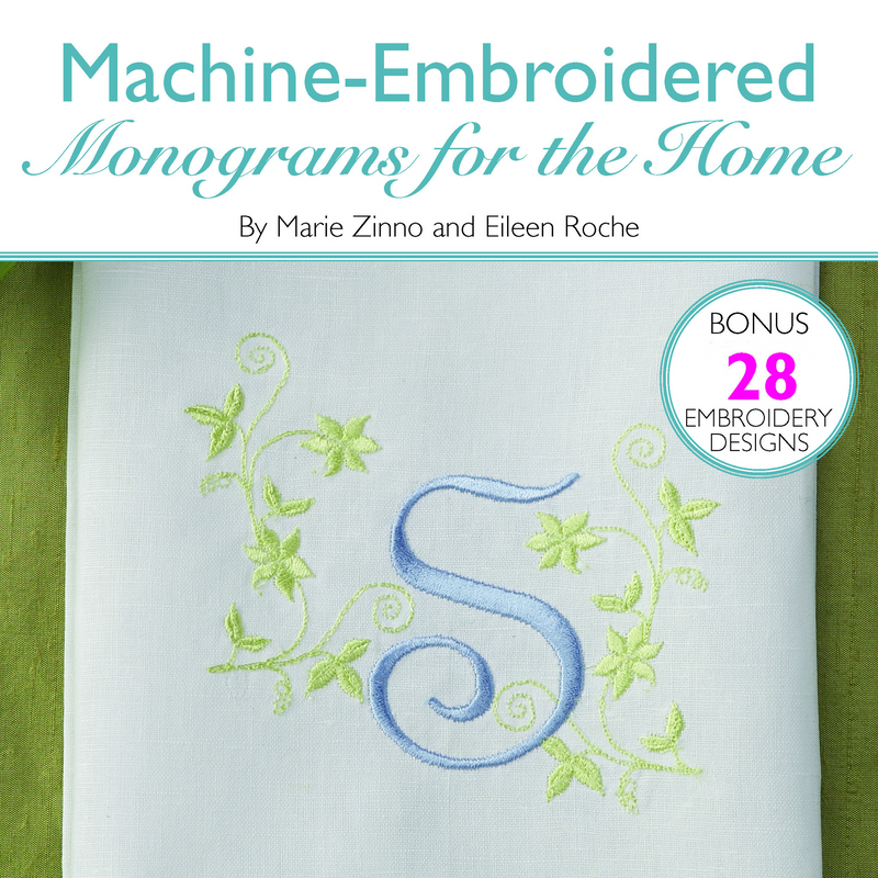Machine Embroidered Monograms for the Home™