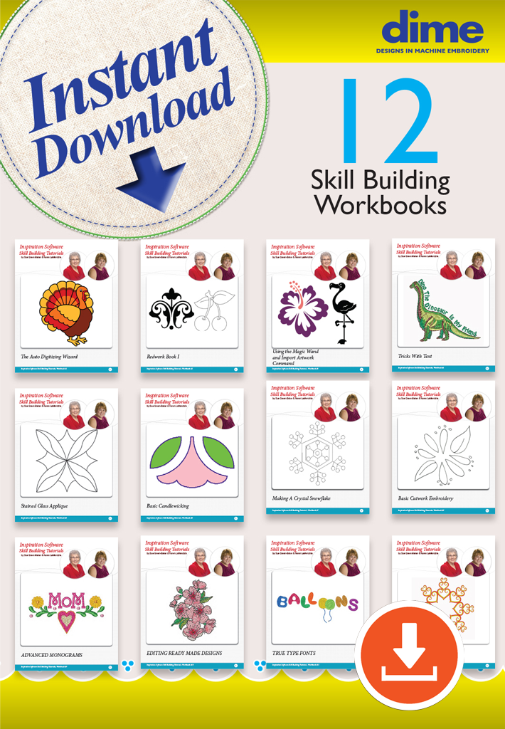 12 Skill Building Workbooks for Perfect Embroidery Pro™