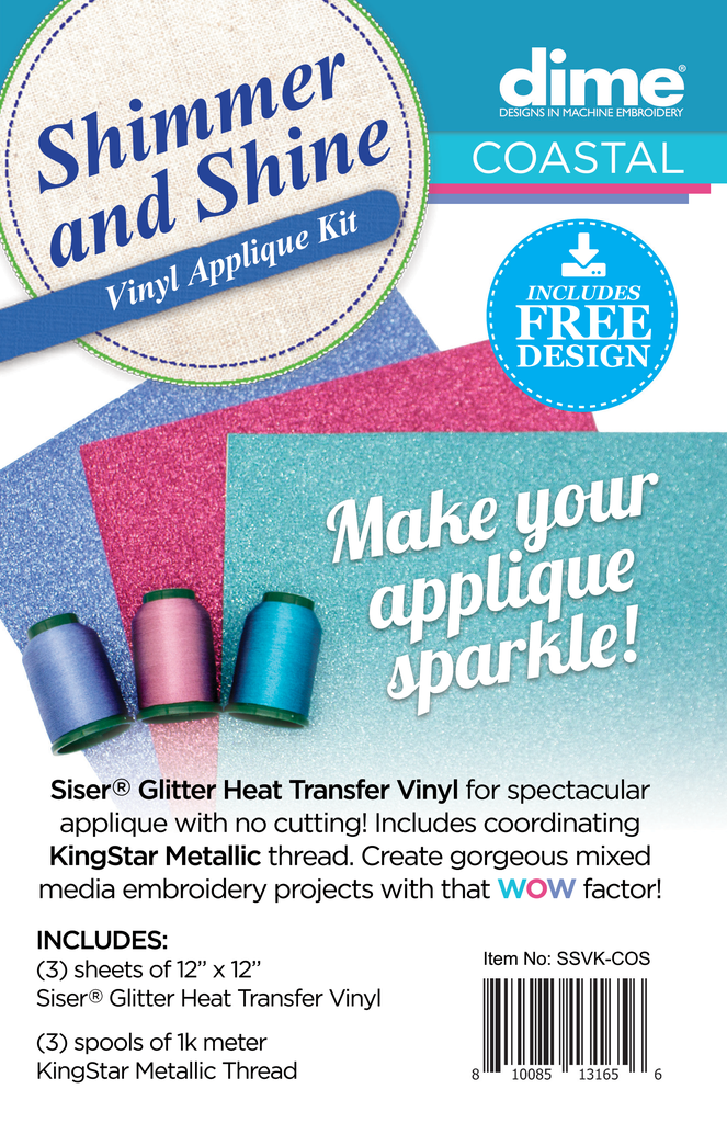 Shimmer and Shine Vinyl Applique Kit - Multiple Colors Options Available