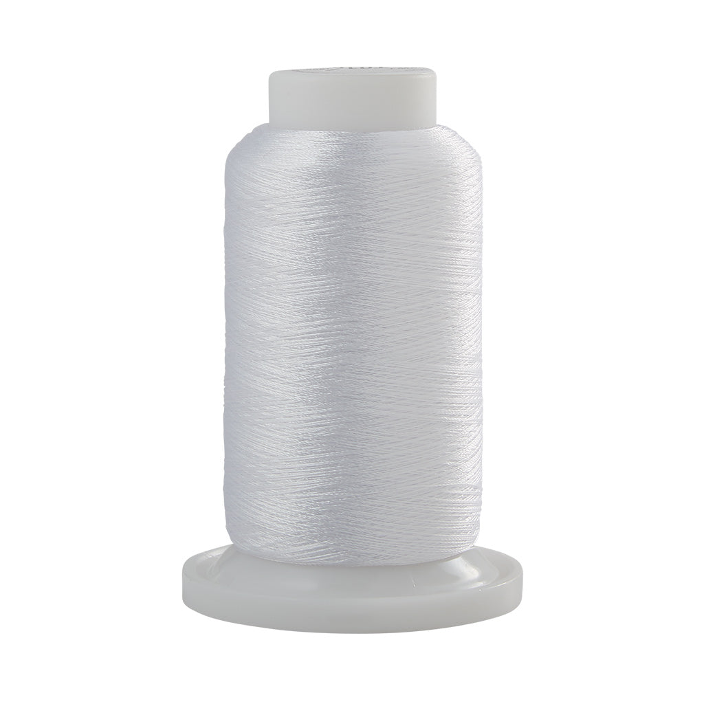 Fine Line Embroidery Thread - White 1500 Meters (T010)