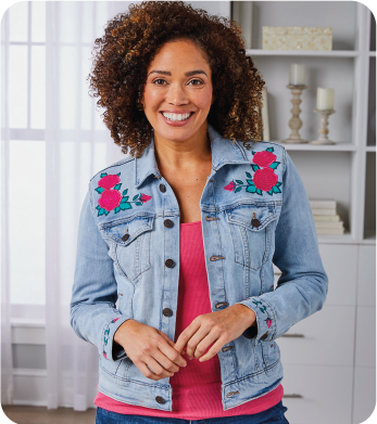 Embroidery on jackets near me discount