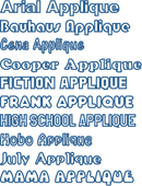 Font Collection Volume 1: Applique Fonts™