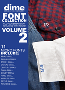 Font Collection Volume 2: Micro Fonts™