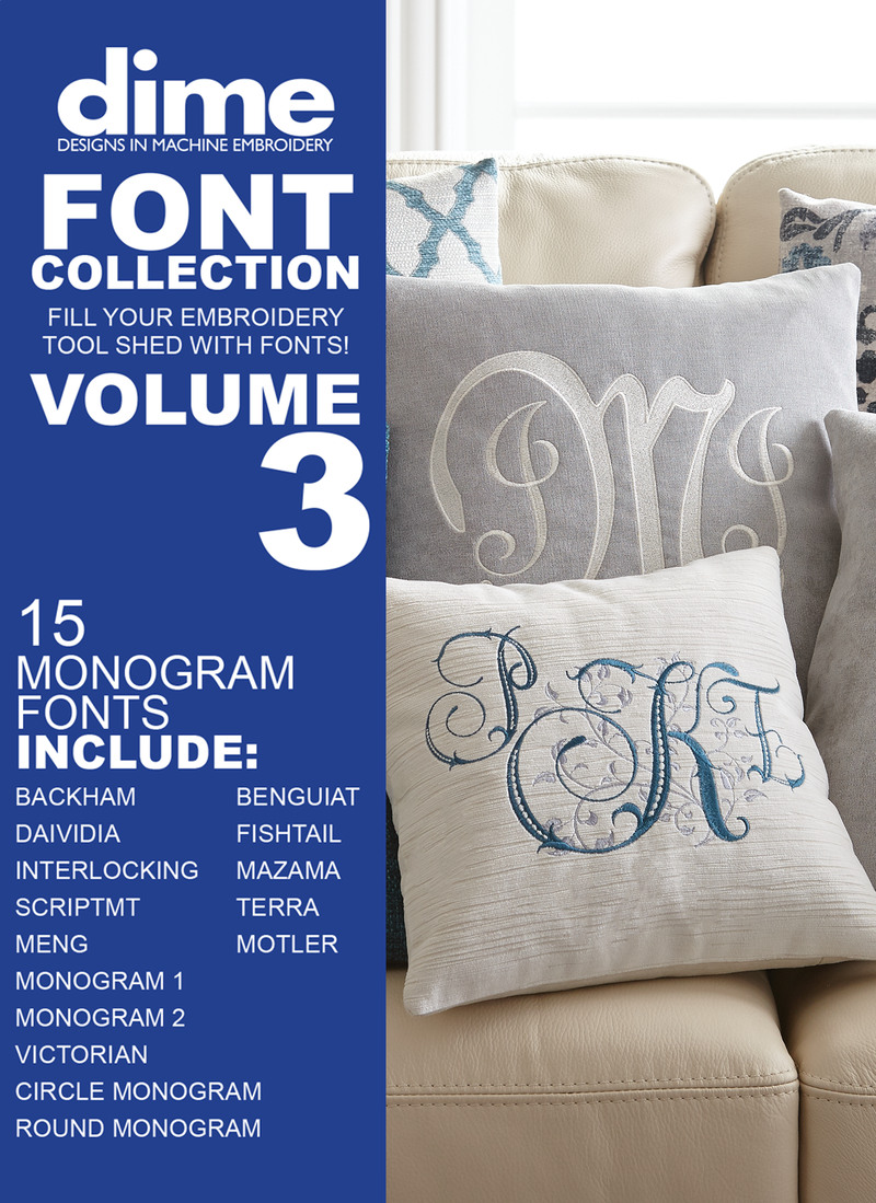 Font Collection Volume 3: Monogram Fonts™