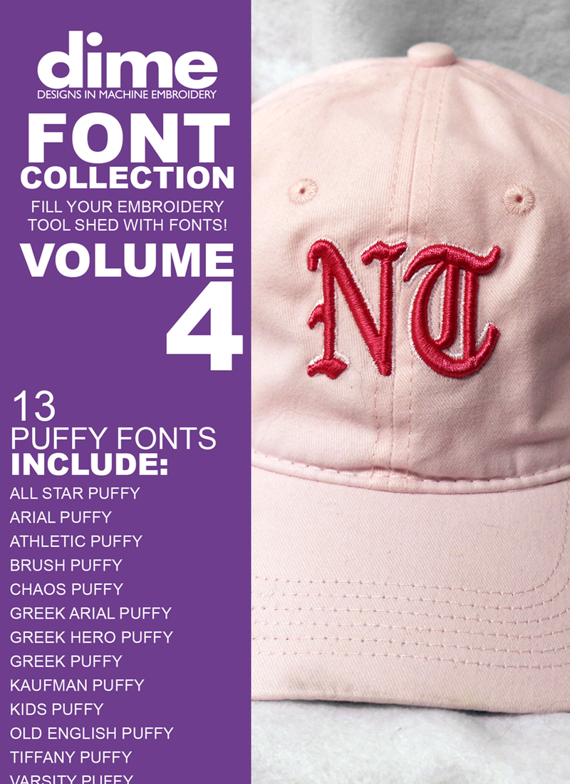 Font Collection Volume 4: Puffy Fonts™