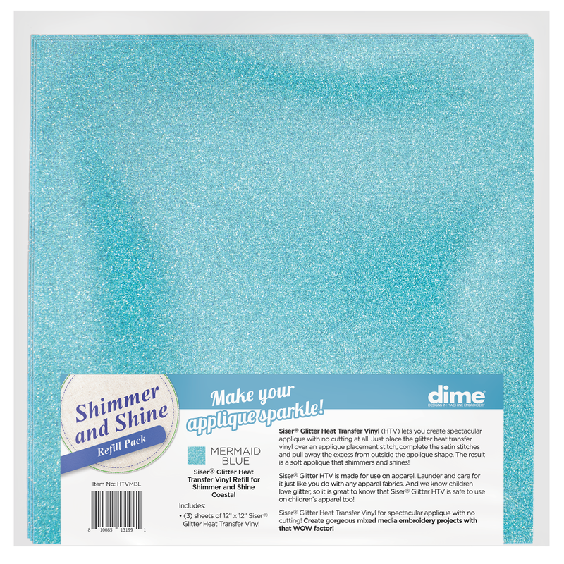 Shimmer and Shine Glitter HTV Packs - Multiple Colors Options Available
