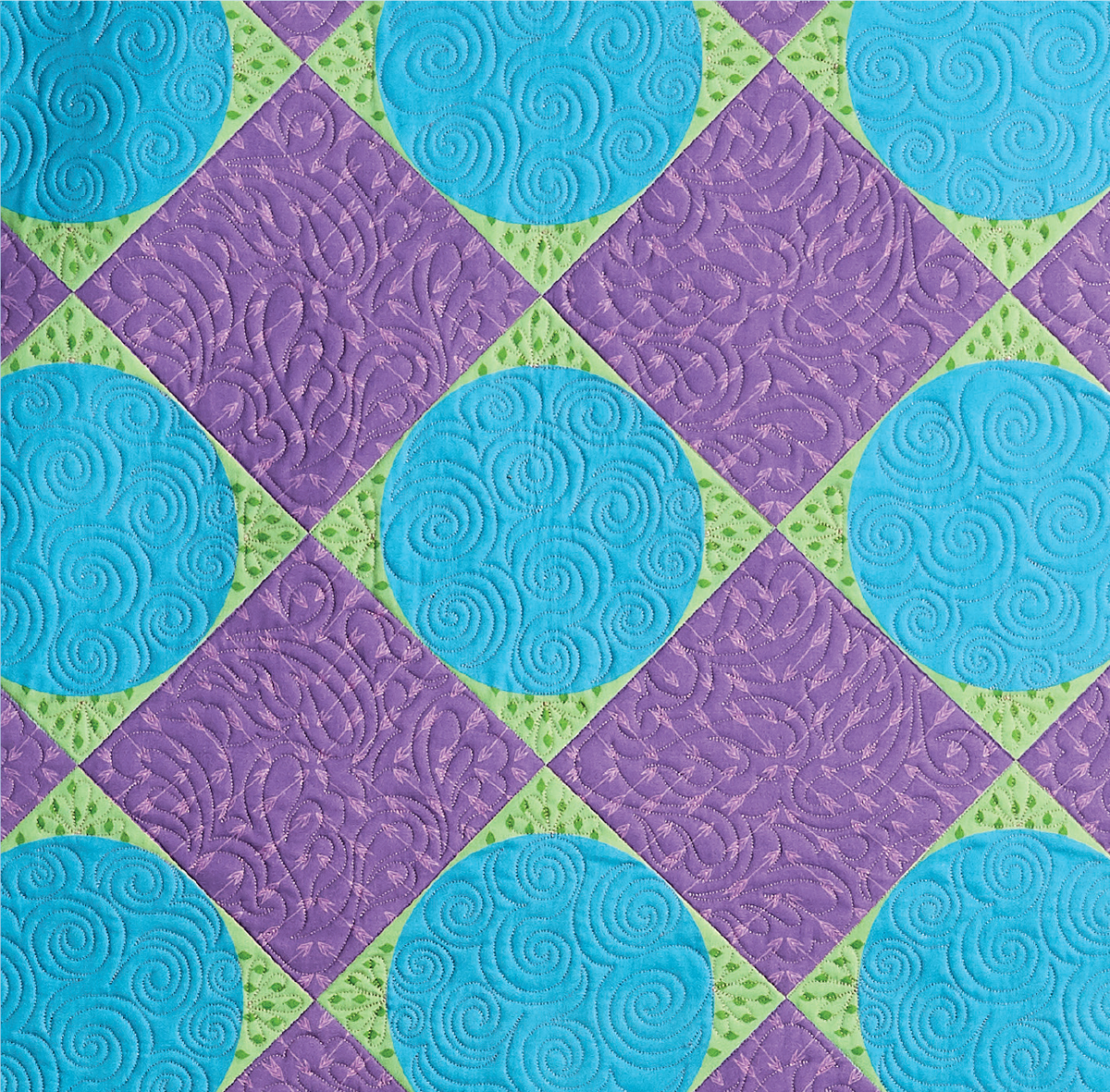 【m_quiltnail】 Xanadu - My newest art quilt - Carol Moellers Designs